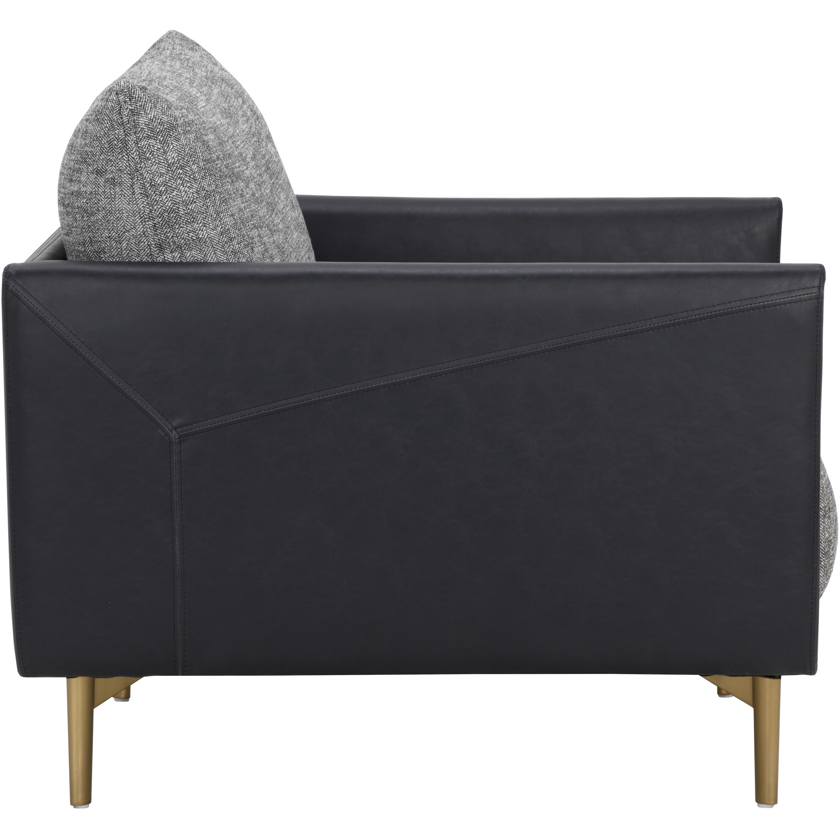 Ashi Nash Zebra / Coal Black Armchair